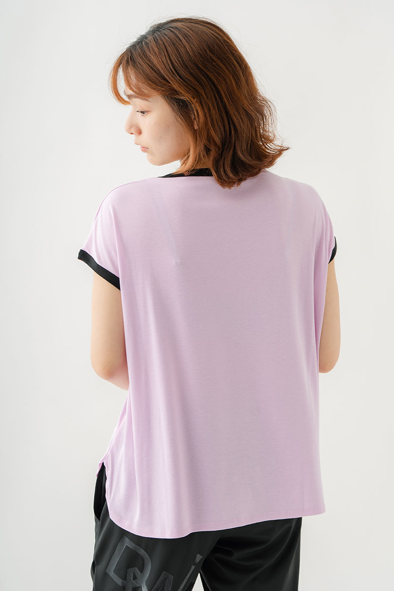 テンセルリンガーTシャツ　ピンク　1534-1438