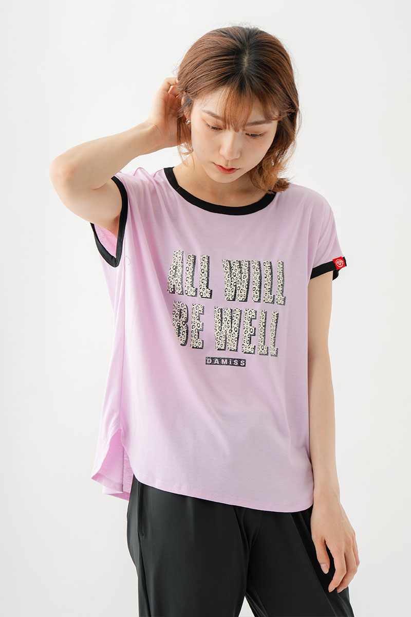 テンセルリンガーTシャツ　ピンク　1534-1438