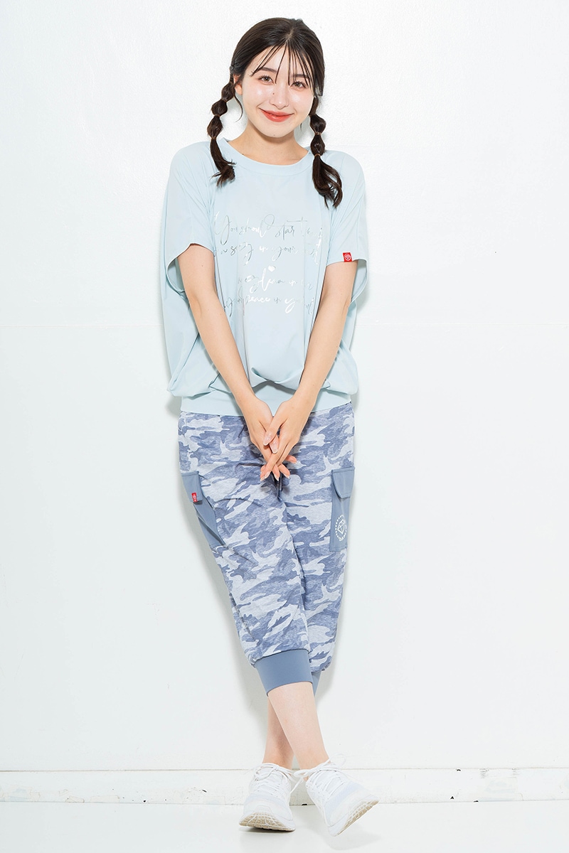 【先行割10%OFF】 バックリボンスプリクトTシャツ サックス 1634-1626【6/12まで】