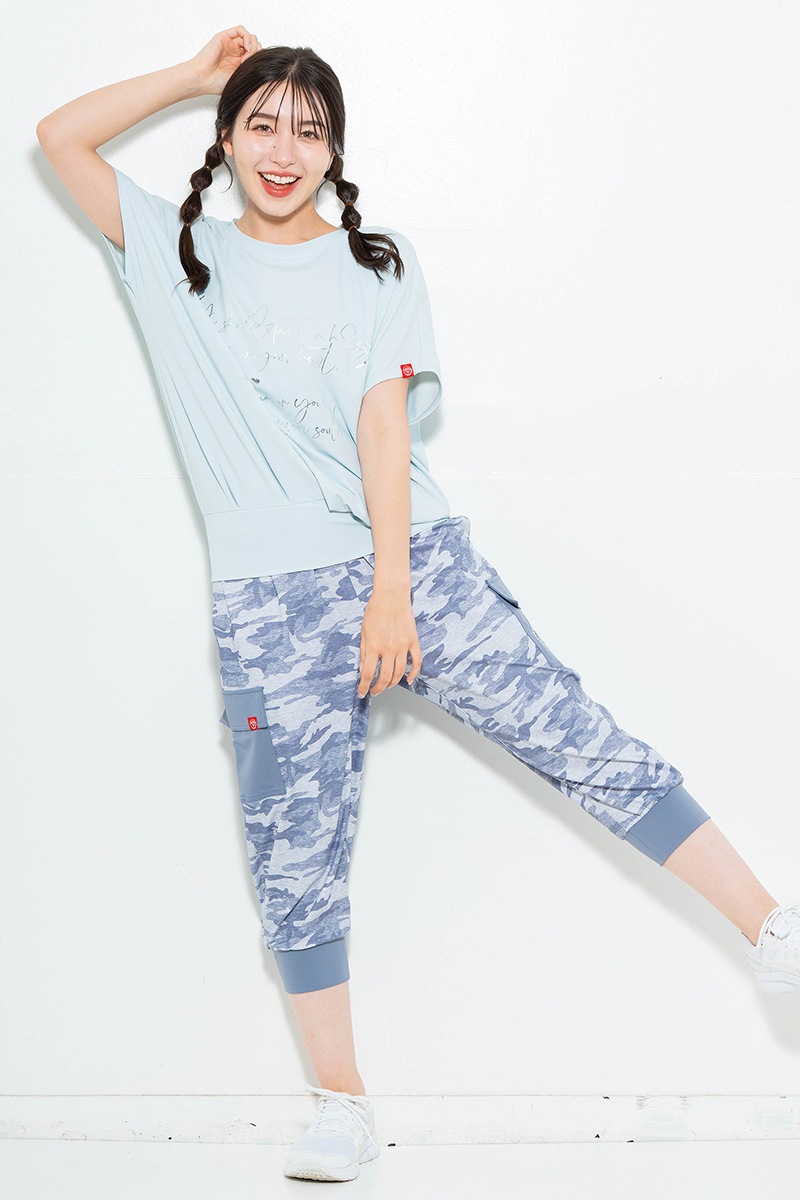 【先行割10%OFF】 バックリボンスプリクトTシャツ サックス 1634-1626【6/12まで】