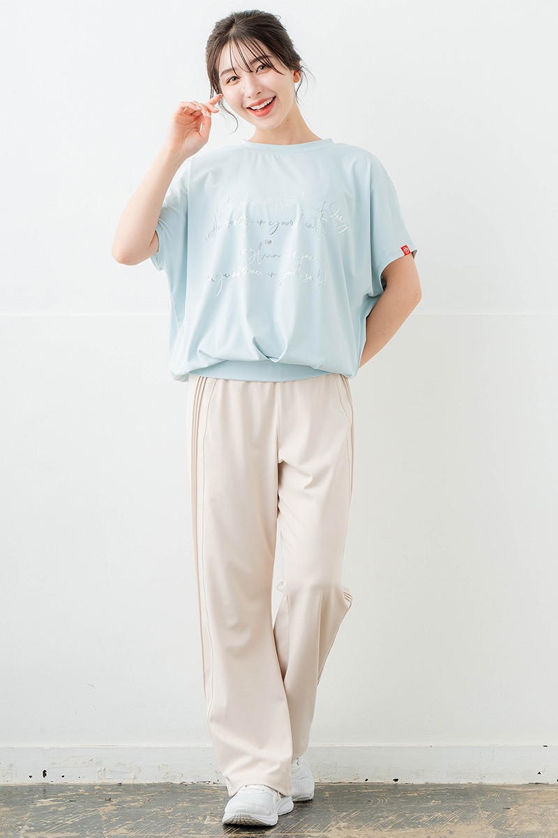 【先行割10%OFF】 バックリボンスプリクトTシャツ サックス 1634-1626【6/12まで】