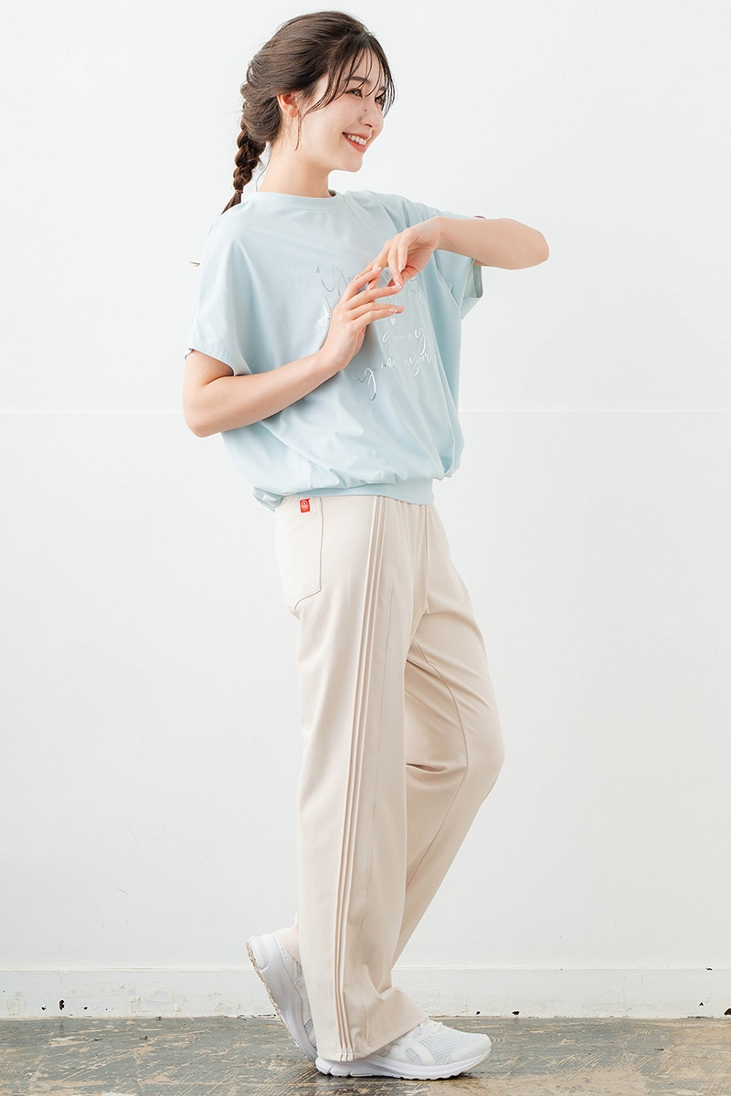 【先行割10%OFF】 バックリボンスプリクトTシャツ サックス 1634-1626【6/12まで】
