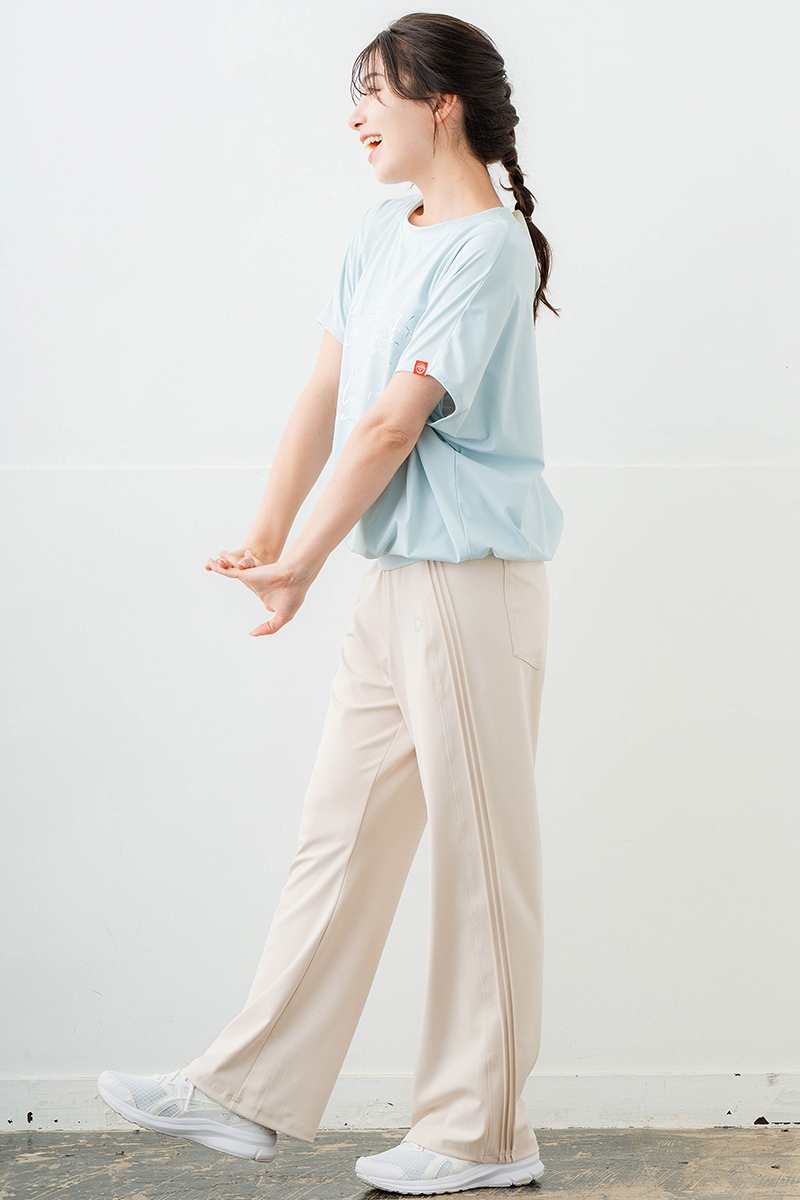 【先行割10%OFF】 バックリボンスプリクトTシャツ サックス 1634-1626【6/12まで】