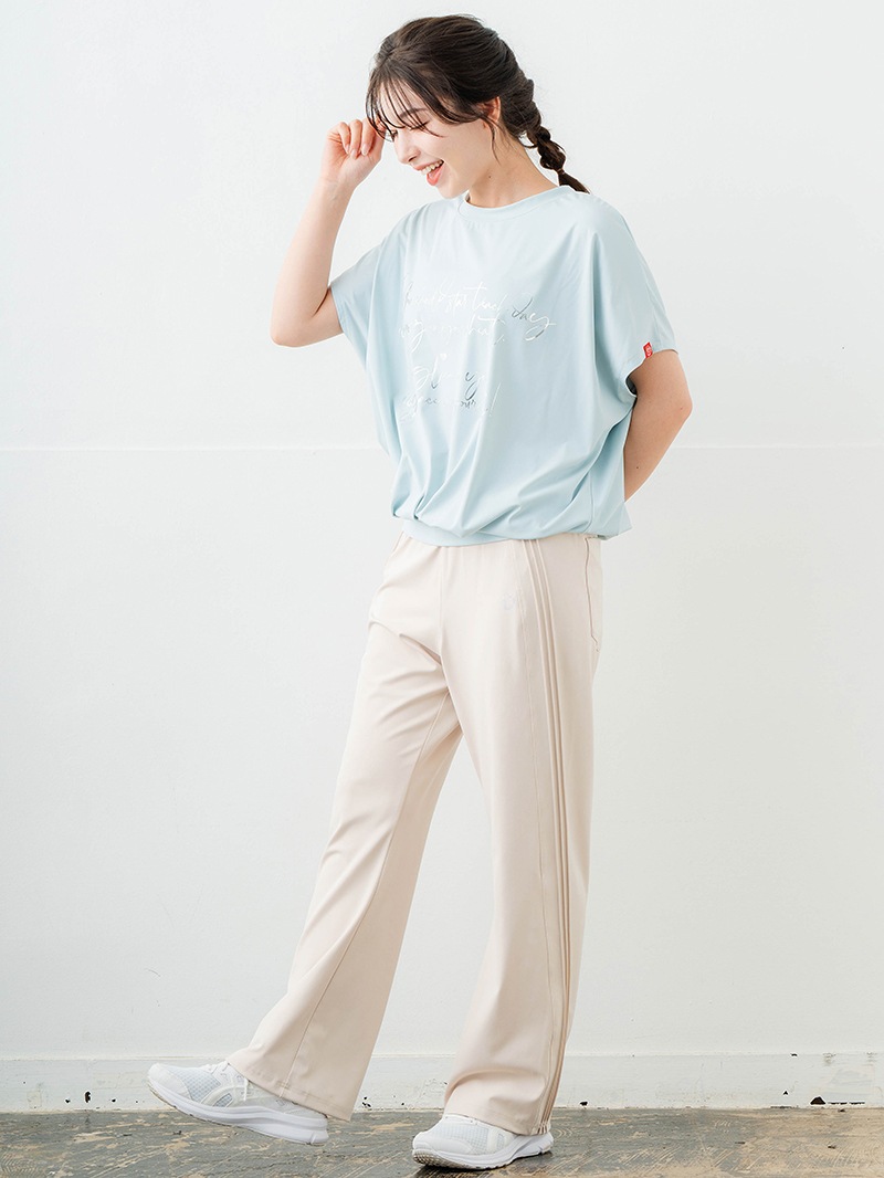 【先行割10%OFF】 バックリボンスプリクトTシャツ サックス 1634-1626【6/12まで】