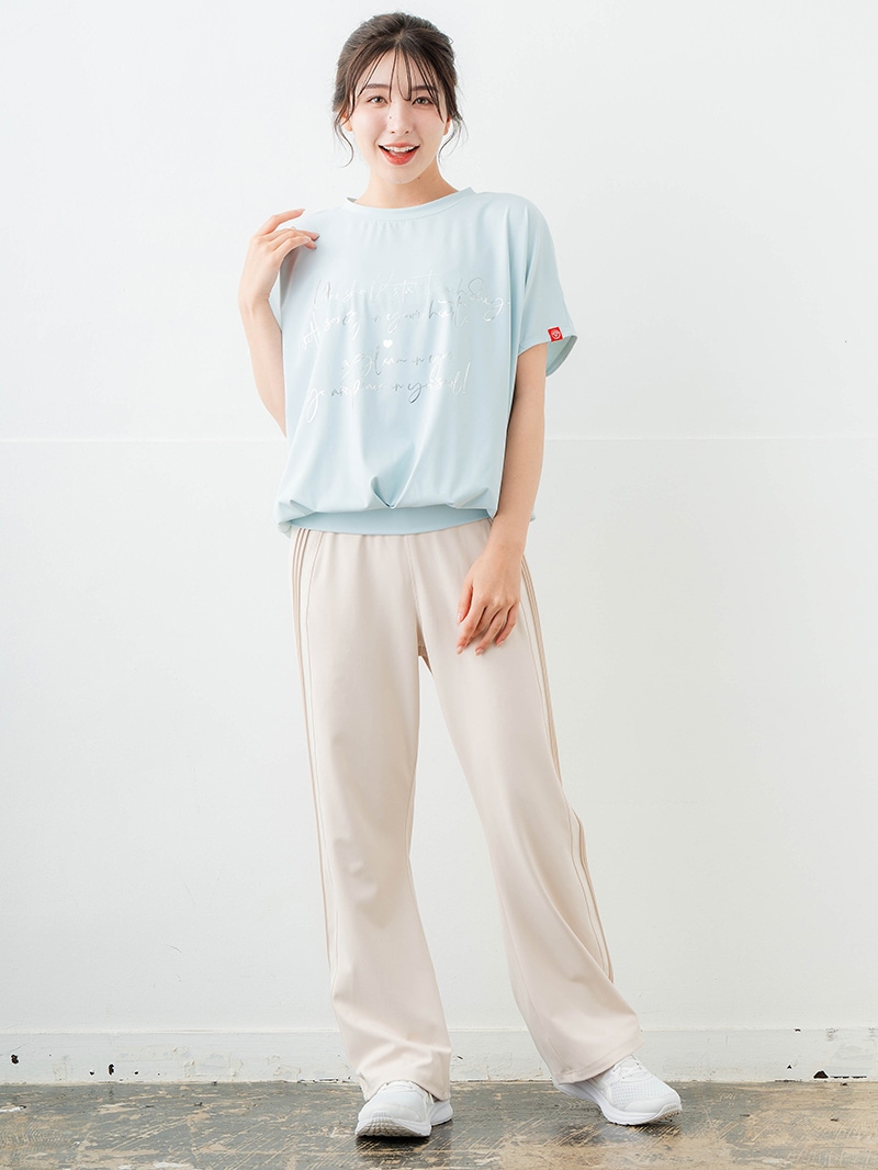 【先行割10%OFF】 バックリボンスプリクトTシャツ サックス 1634-1626【6/12まで】