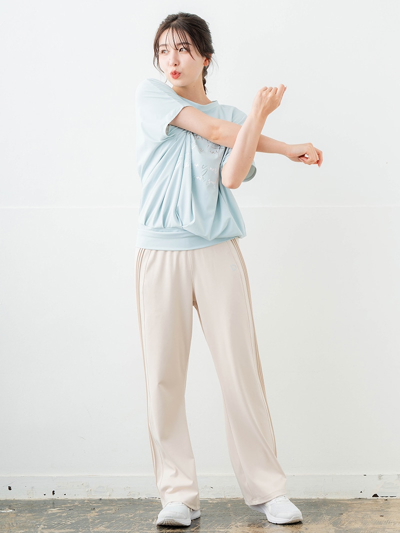 【先行割10%OFF】 バックリボンスプリクトTシャツ サックス 1634-1626【6/12まで】