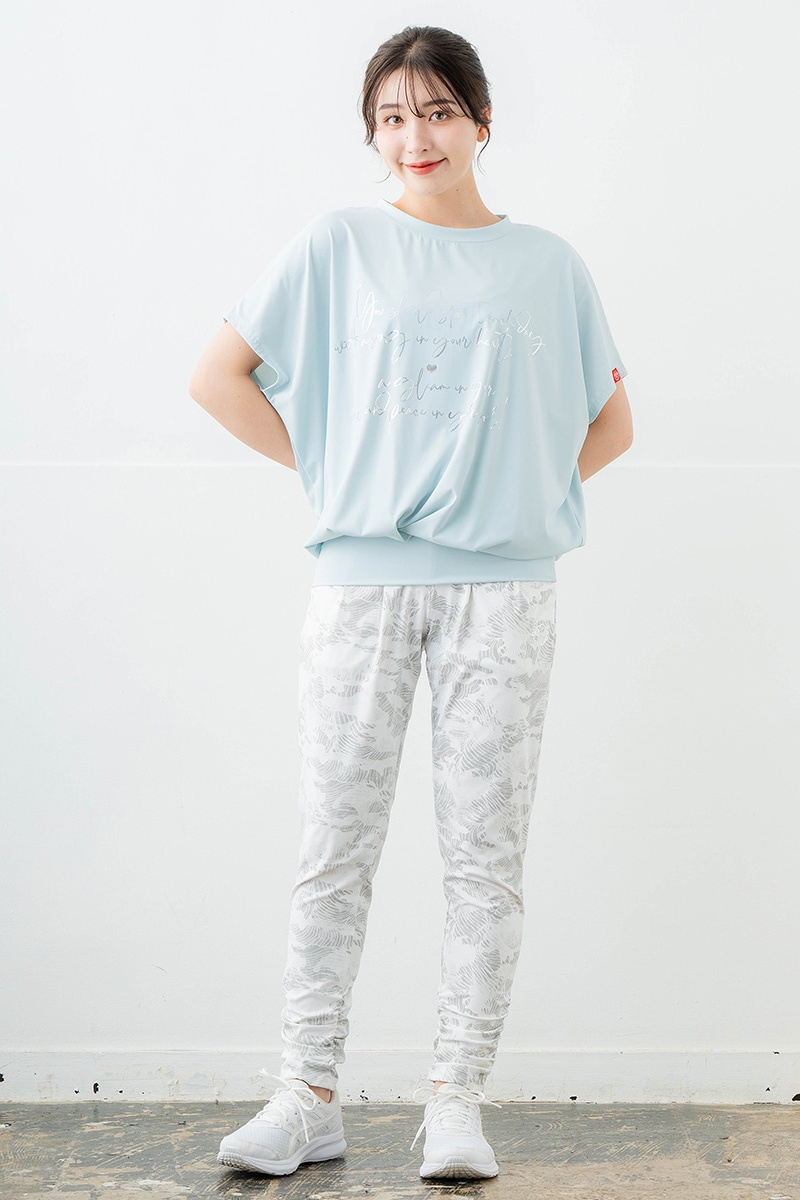 【先行割10%OFF】 バックリボンスプリクトTシャツ サックス 1634-1626【6/12まで】
