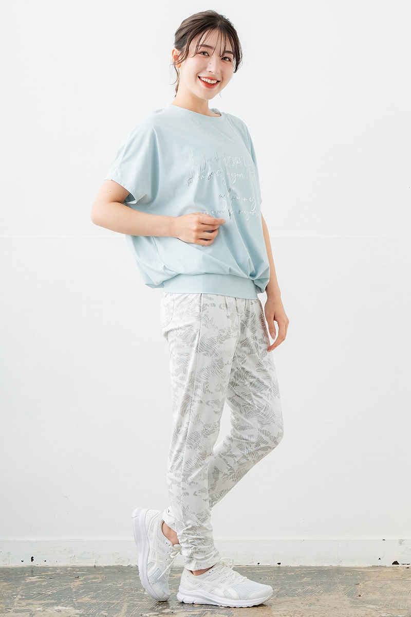 【先行割10%OFF】 バックリボンスプリクトTシャツ サックス 1634-1626【6/12まで】