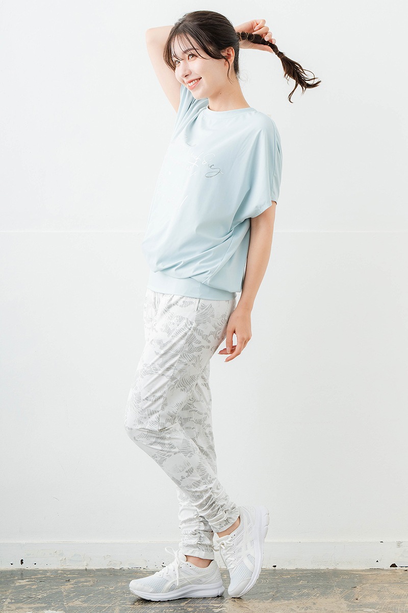 【先行割10%OFF】 バックリボンスプリクトTシャツ サックス 1634-1626【6/12まで】
