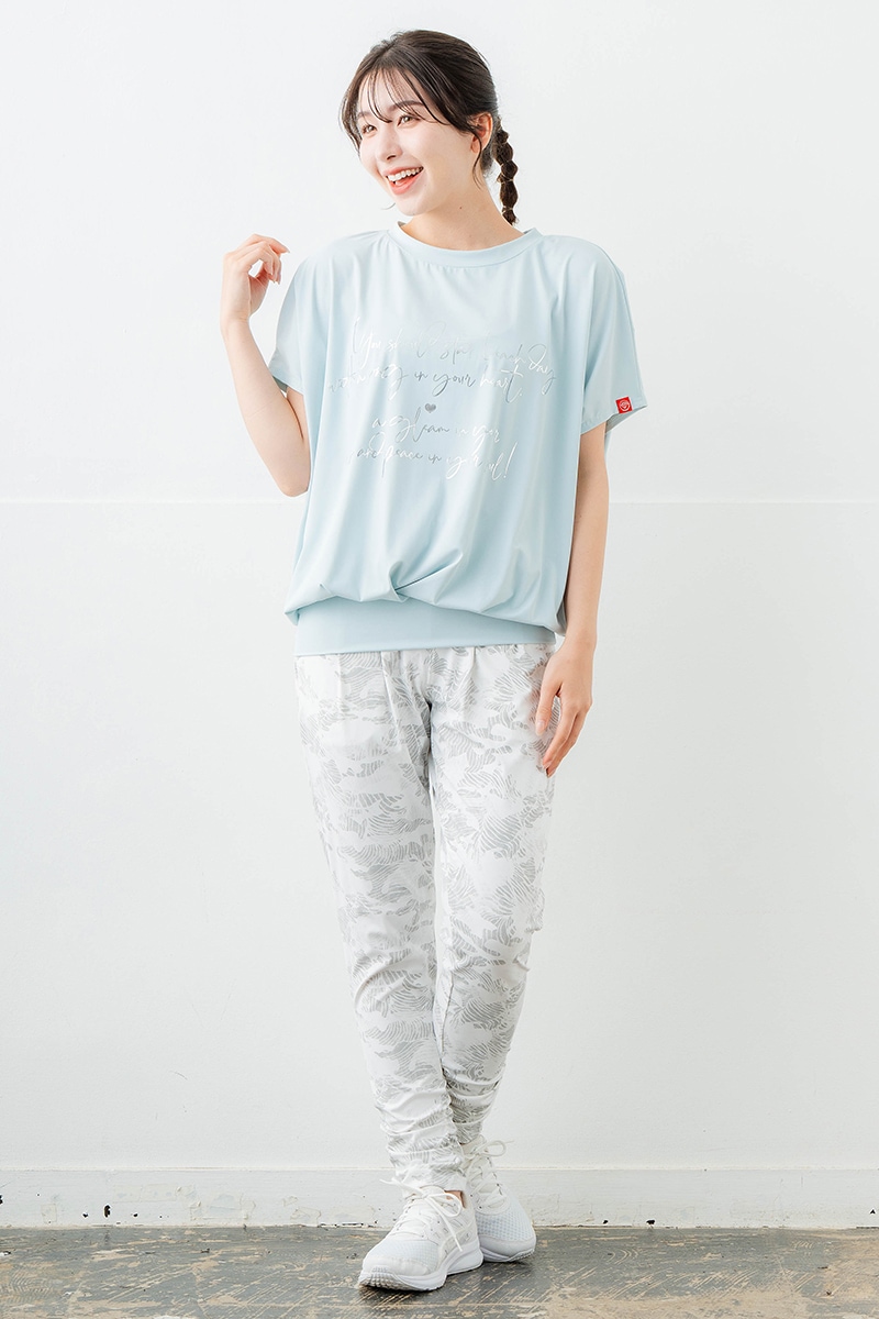 【先行割10%OFF】 バックリボンスプリクトTシャツ サックス 1634-1626【6/12まで】