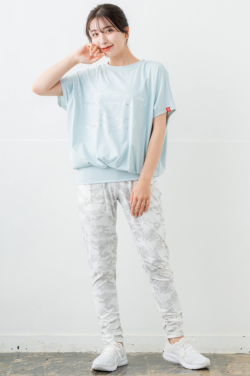 【先行割10%OFF】 バックリボンスプリクトTシャツ サックス 1634-1626【6/12まで】