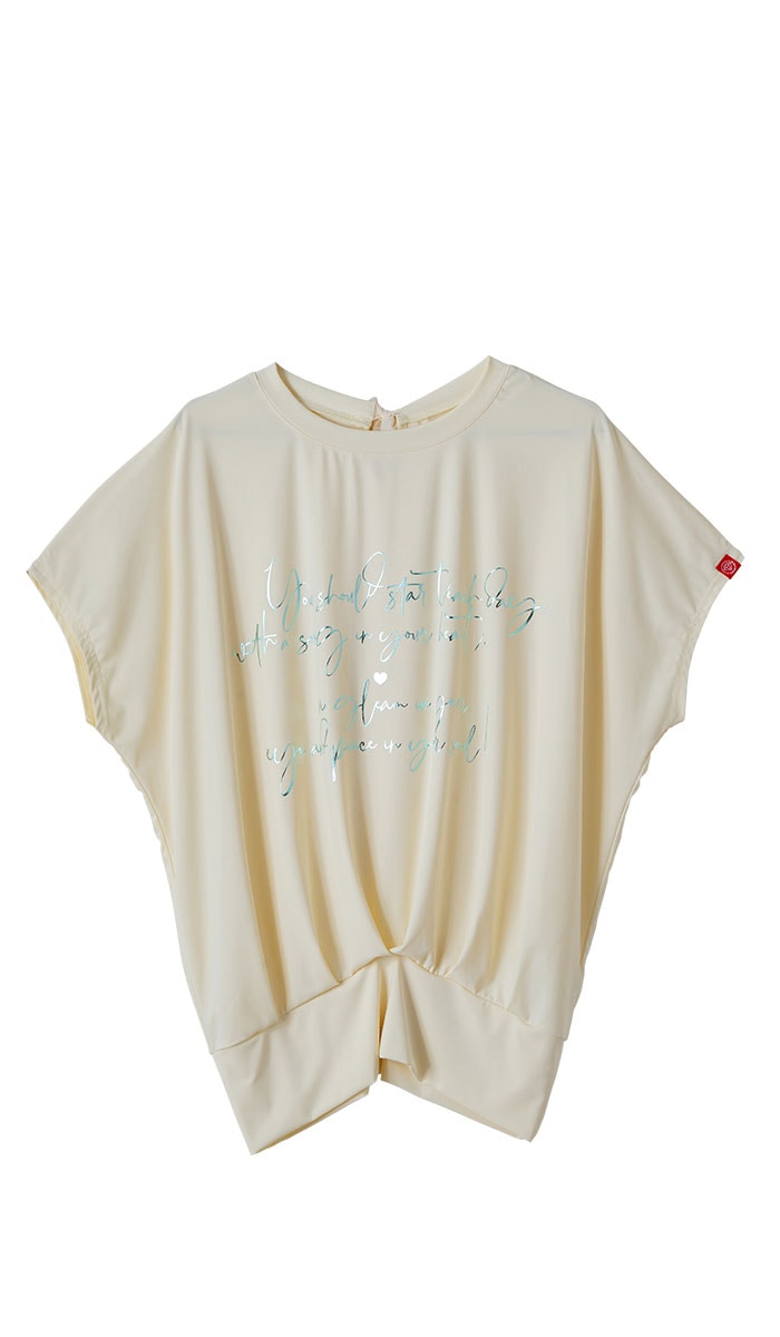 【先行割10%OFF】 バックリボンスプリクトTシャツ サックス 1634-1626【6/12まで】