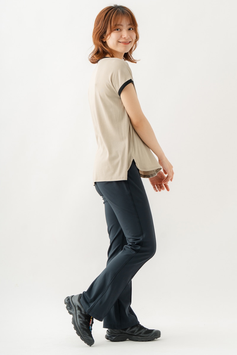 テンセルリンガーTシャツ ベージュ 1534-1438