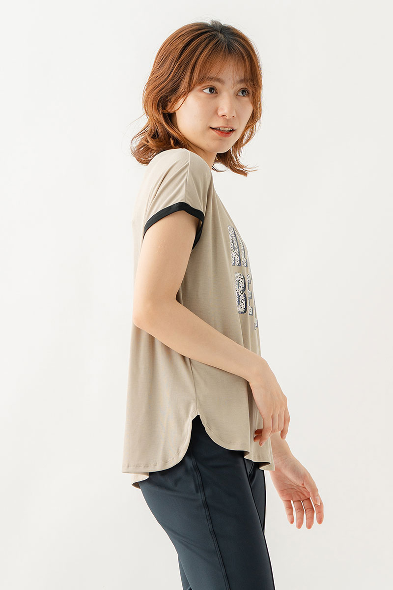 テンセルリンガーTシャツ ベージュ 1534-1438