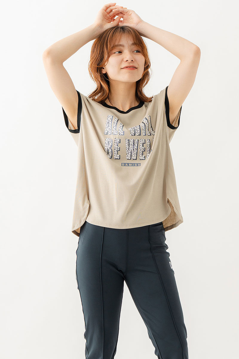 テンセルリンガーTシャツ ベージュ 1534-1438