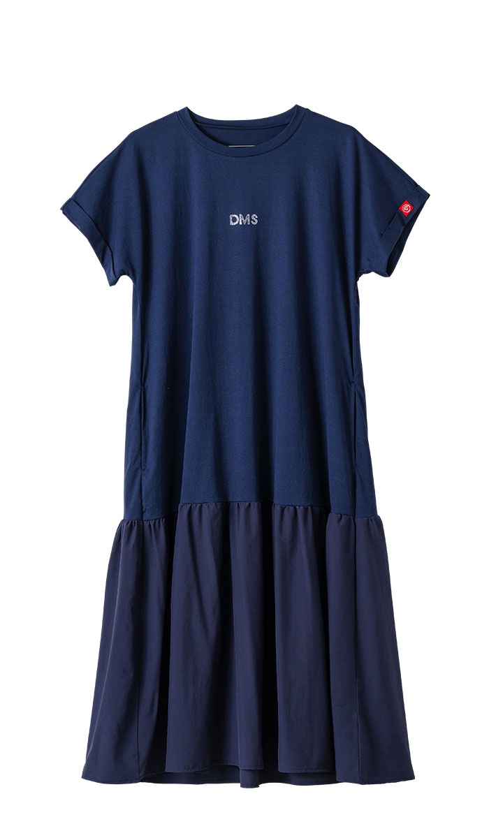 【先行割10％OFF】　コンビローウエストワンピース ブラック　1628-1479【6/12まで】