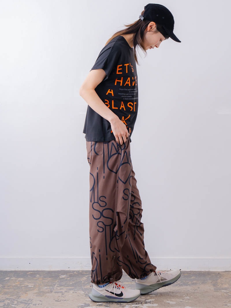 チュニックラインアシメ Tシャツ ブラック 1534-1455