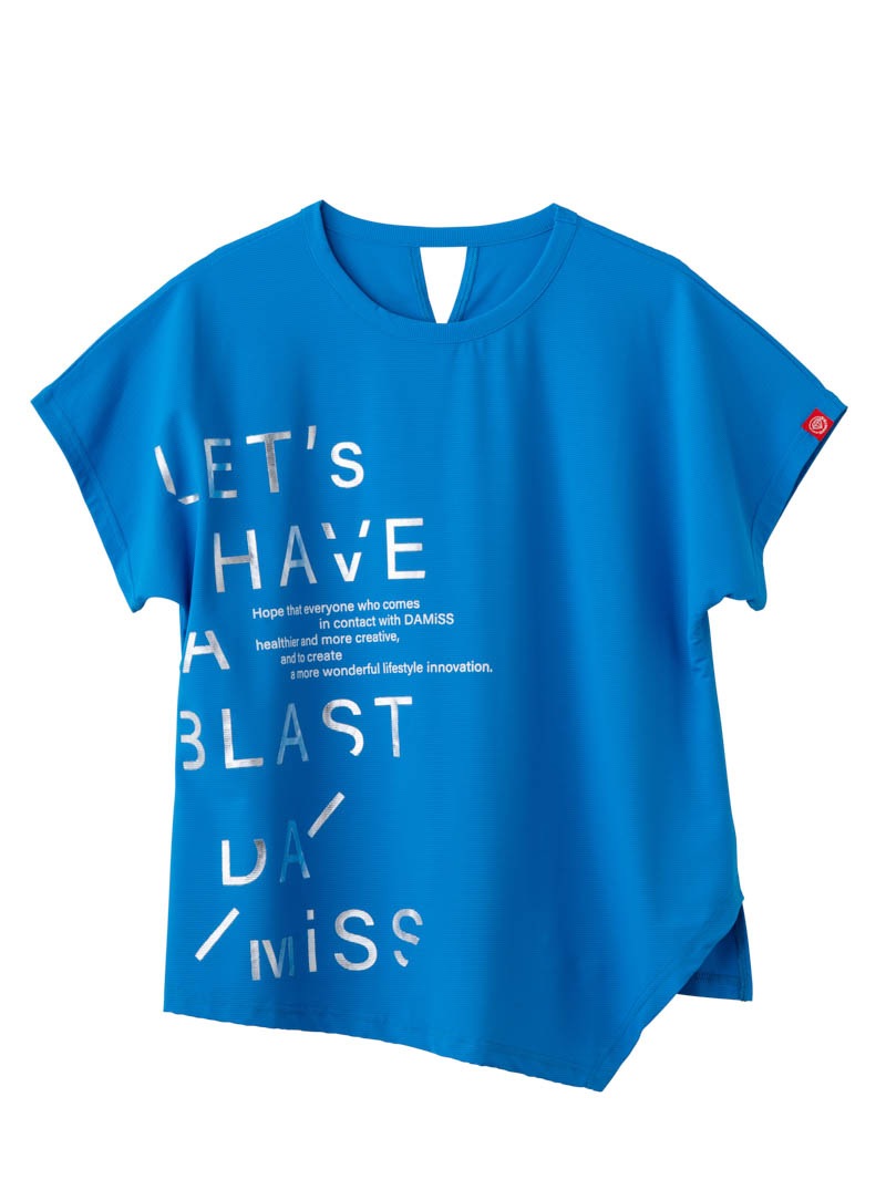 チュニックラインアシメ Tシャツ ブラック 1534-1455