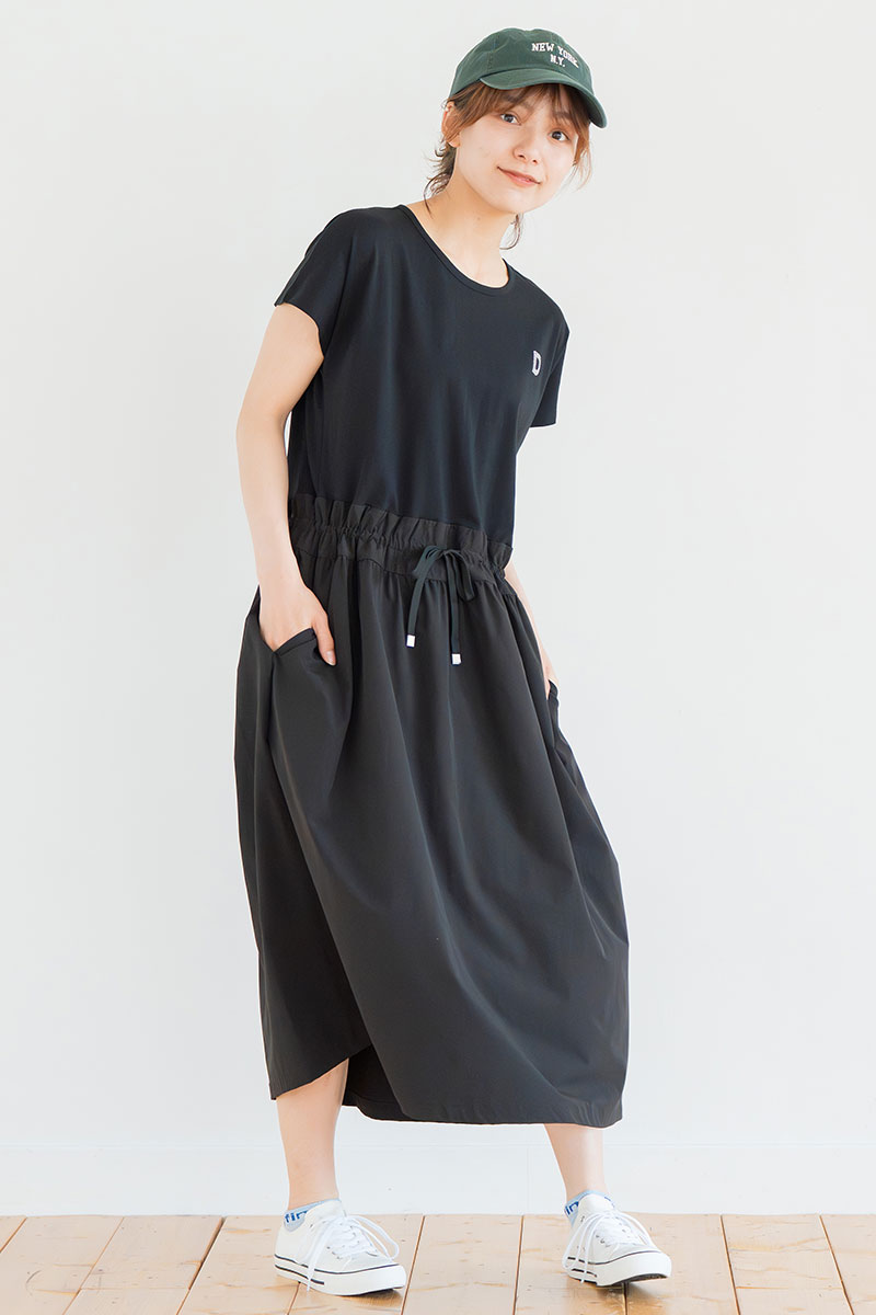 ソロナUvcoolワンピース ブラック 1528-1440 | D SHOP 着心地のいい高