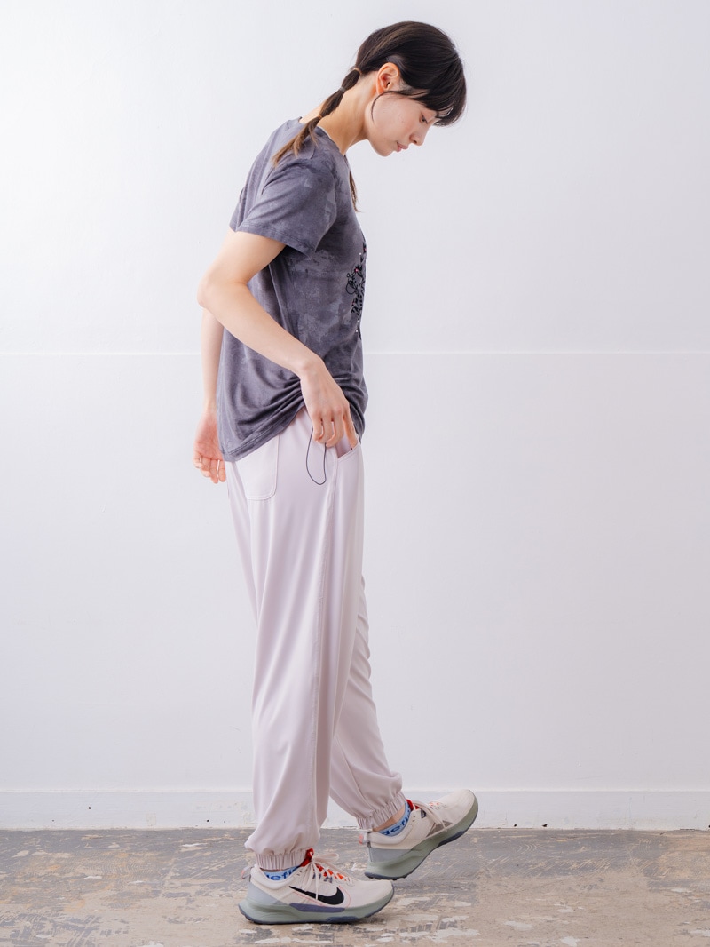 フロッキープリント Tシャツ ブラック 1534-1457