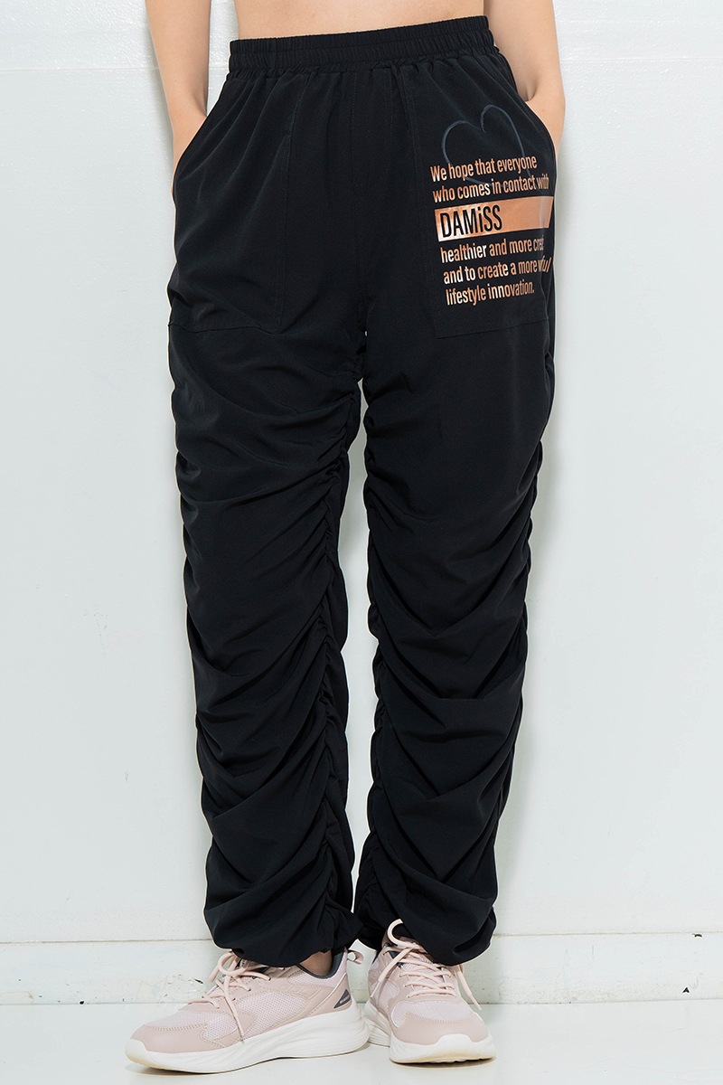【先行割10％OFF】　ULTRA AIRYシャーリングパンツ ブラック　1632-1481【6/12まで】