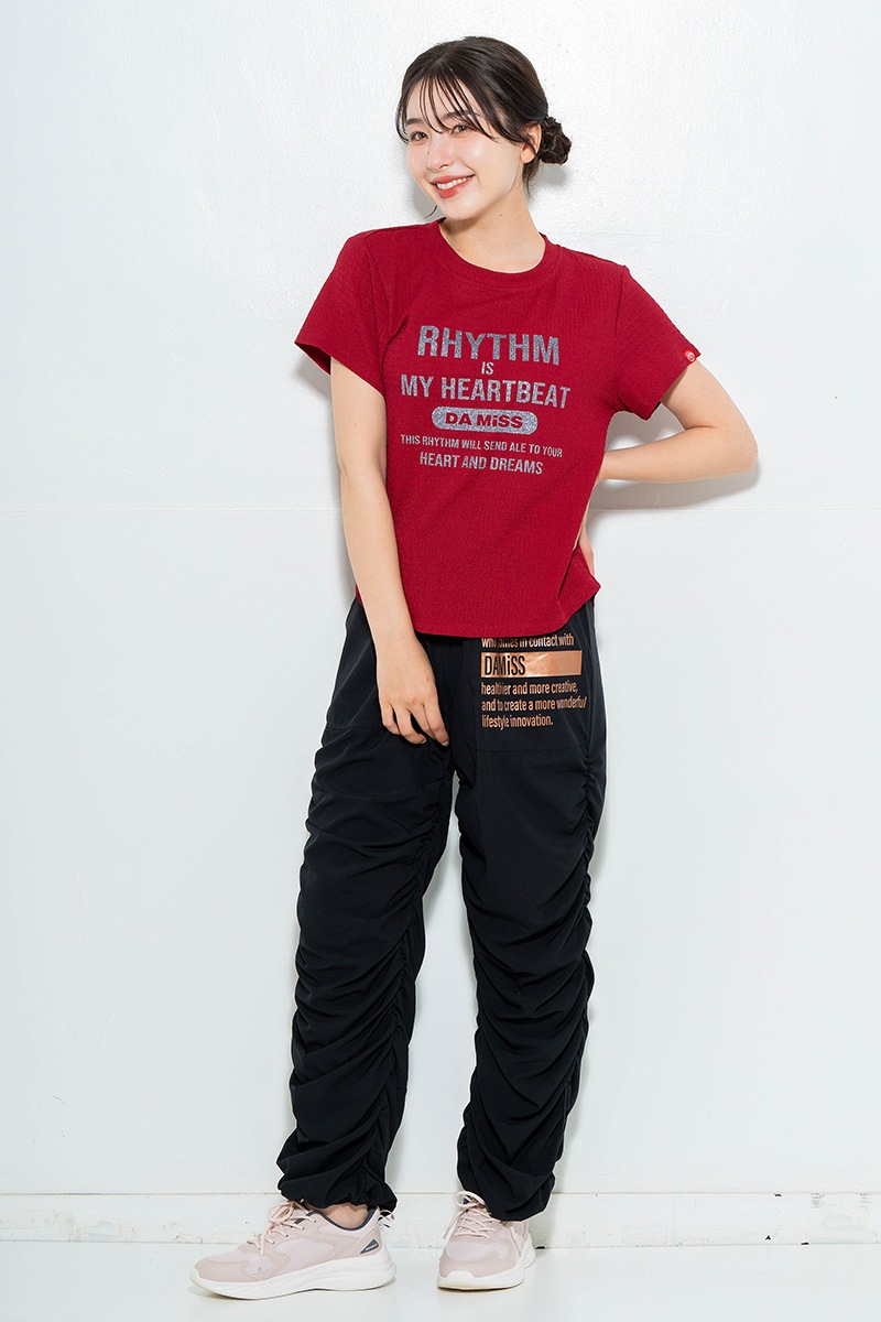 【先行割10％OFF】　ULTRA AIRYシャーリングパンツ ブラック　1632-1481【6/12まで】