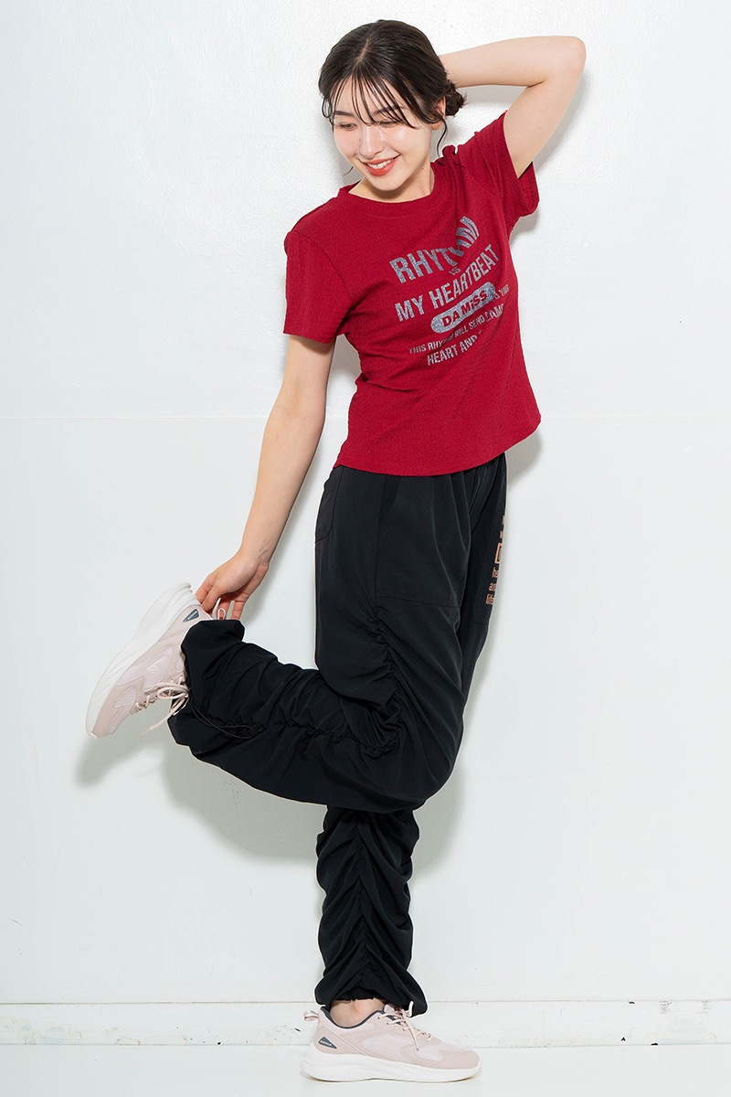 【先行割10％OFF】　ULTRA AIRYシャーリングパンツ ブラック　1632-1481【6/12まで】