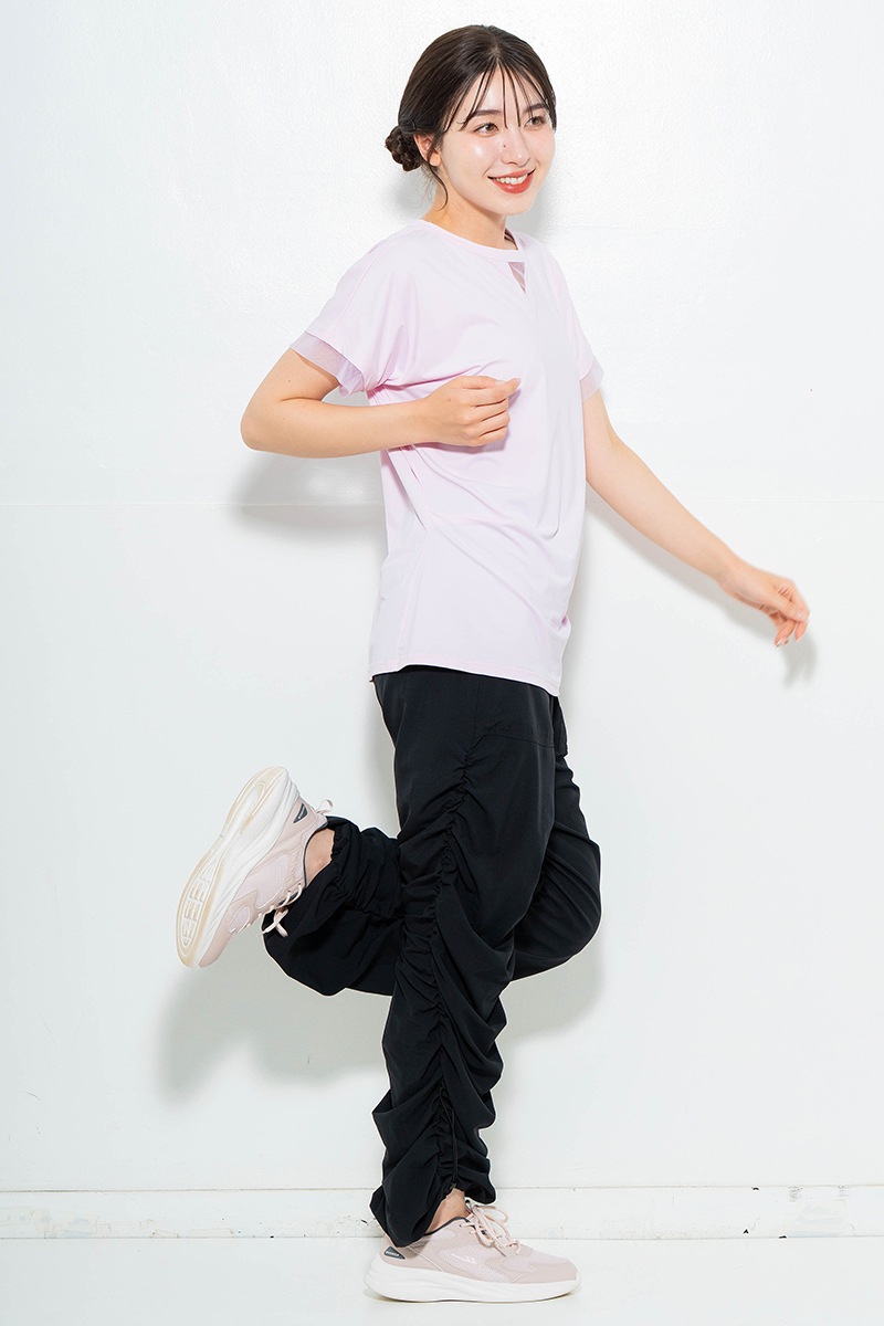 【先行割10％OFF】　ULTRA AIRYシャーリングパンツ ブラック　1632-1481【6/12まで】