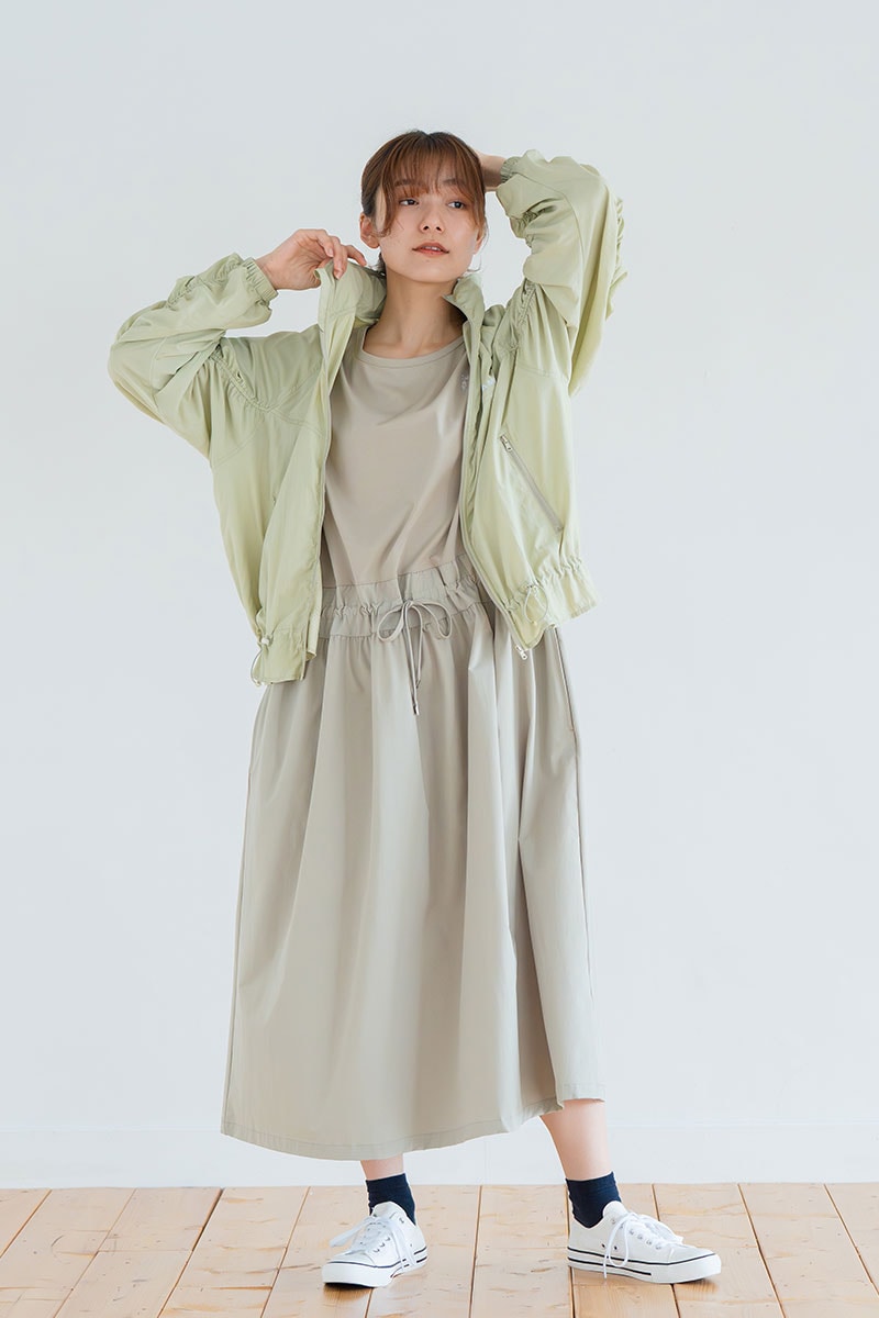 UVカットアウター　ライトベージュ　1566-1441