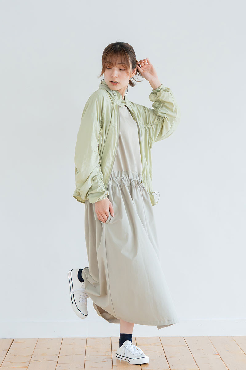 UVカットアウター　ライトベージュ　1566-1441