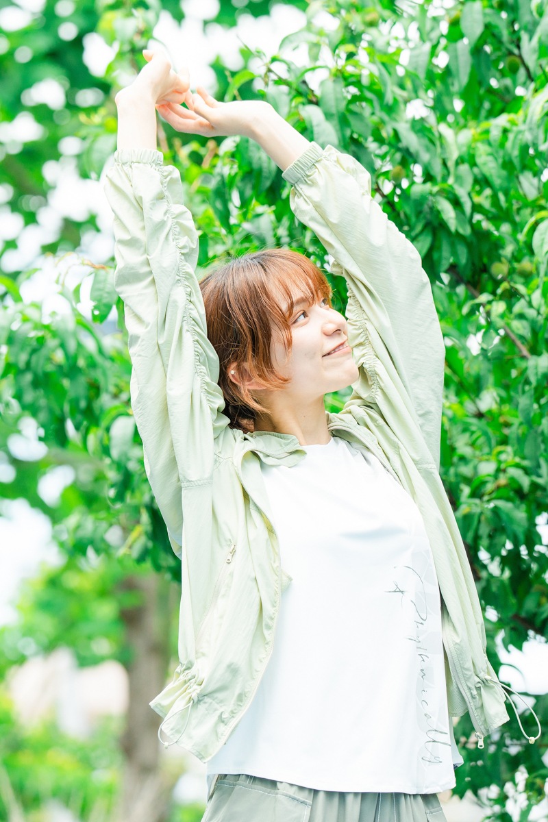 UVカットアウター　ライトベージュ　1566-1441