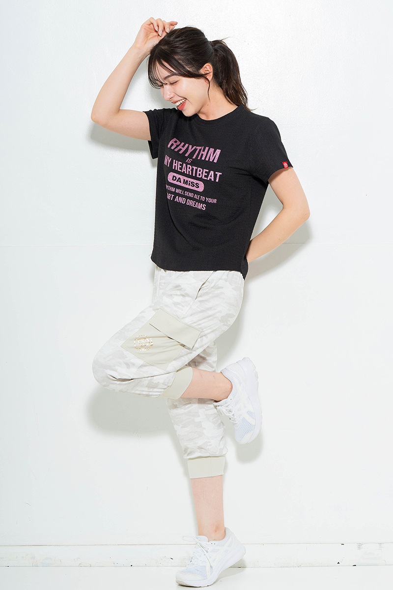 【先行割10％OFF】　リップルロゴTシャツ ブラック　1634-1482【6/12まで】
