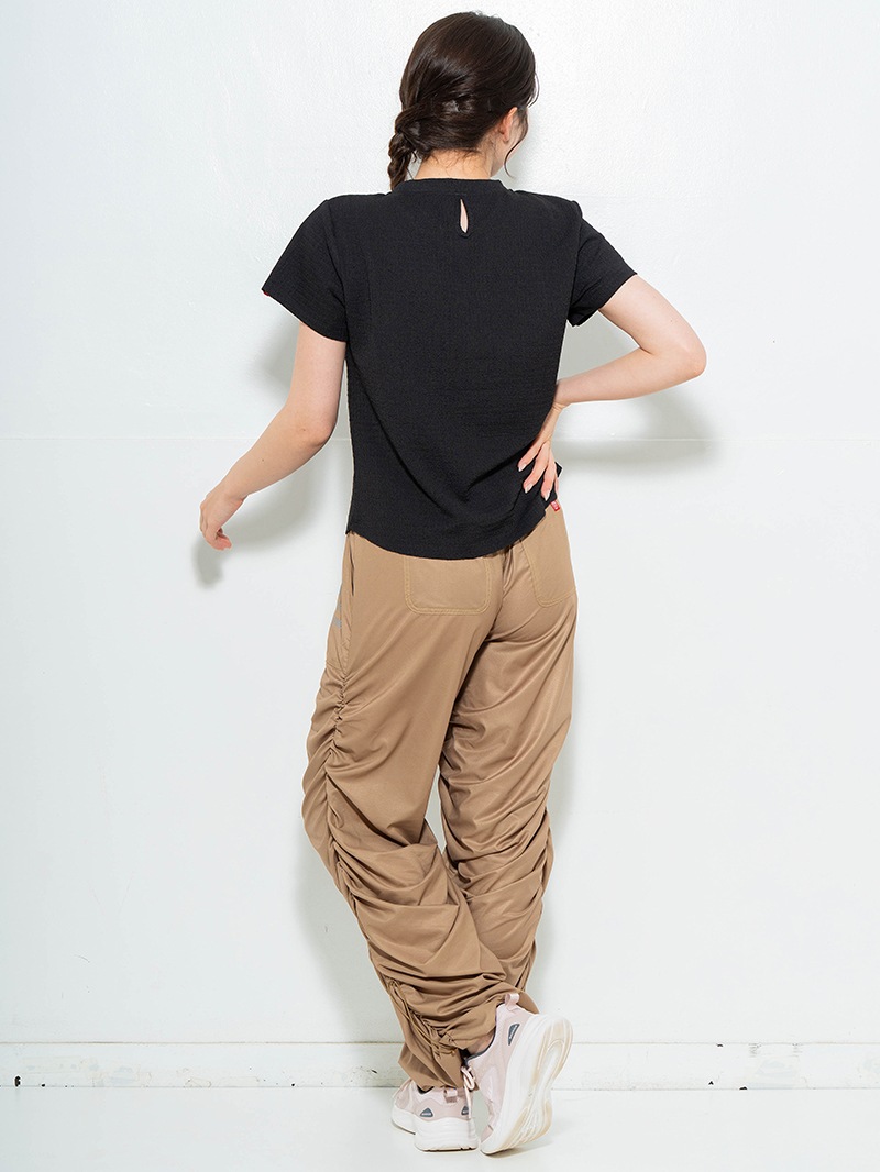 【先行割10％OFF】　リップルロゴTシャツ ブラック　1634-1482【6/12まで】