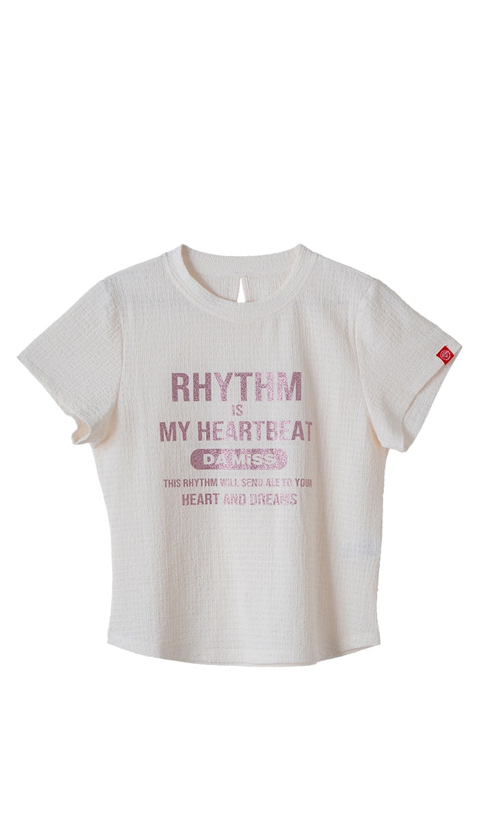 【先行割10％OFF】　リップルロゴTシャツ ブラック　1634-1482【6/12まで】