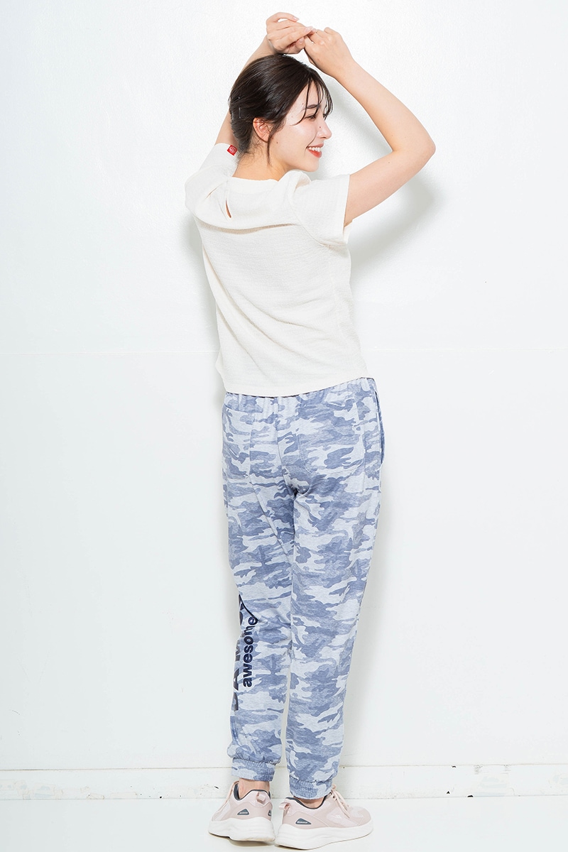 リップルロゴTシャツ アイボリー　1634-1482