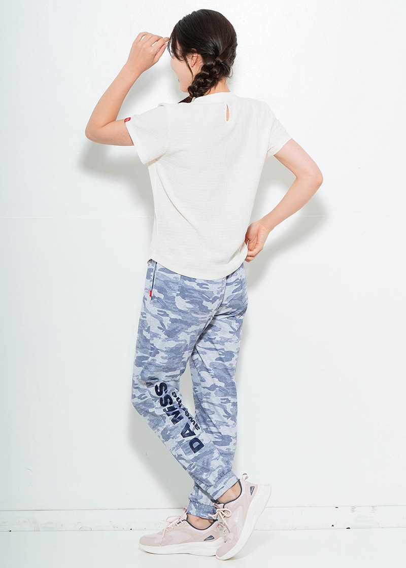 リップルロゴTシャツ アイボリー　1634-1482