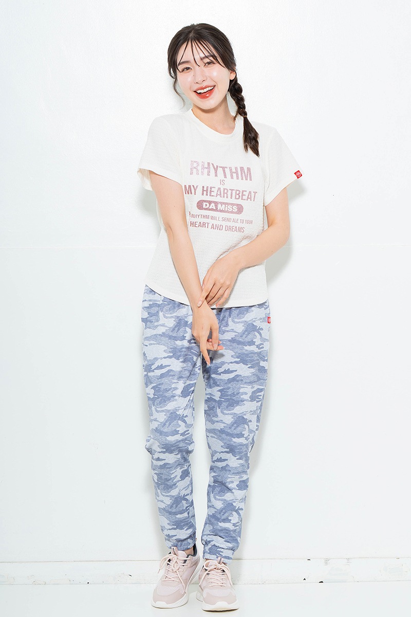 リップルロゴTシャツ アイボリー　1634-1482