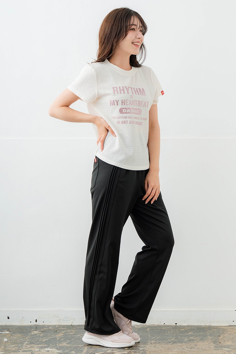 リップルロゴTシャツ アイボリー　1634-1482