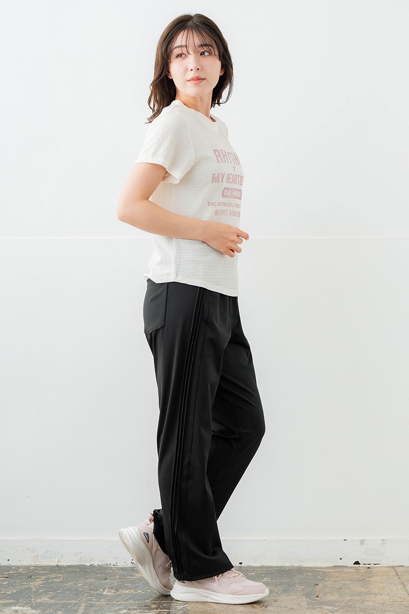 リップルロゴTシャツ アイボリー　1634-1482