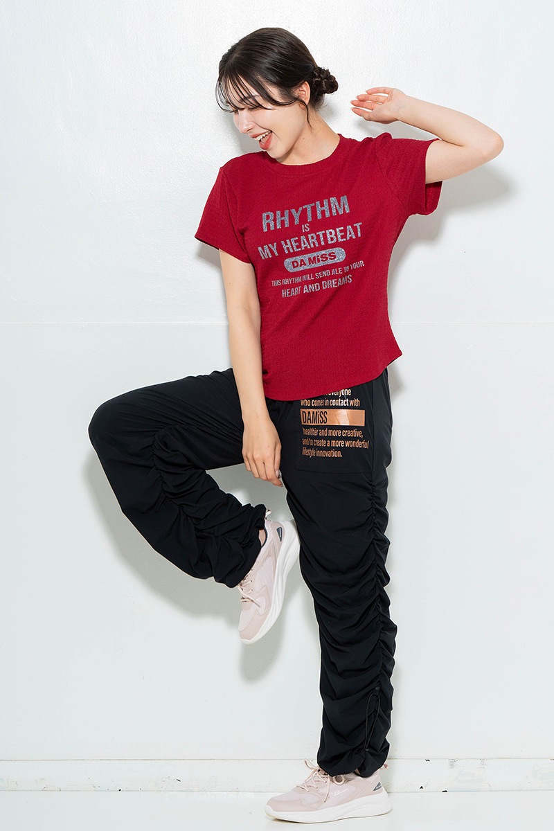 リップルロゴTシャツ レッド 1634-1482
