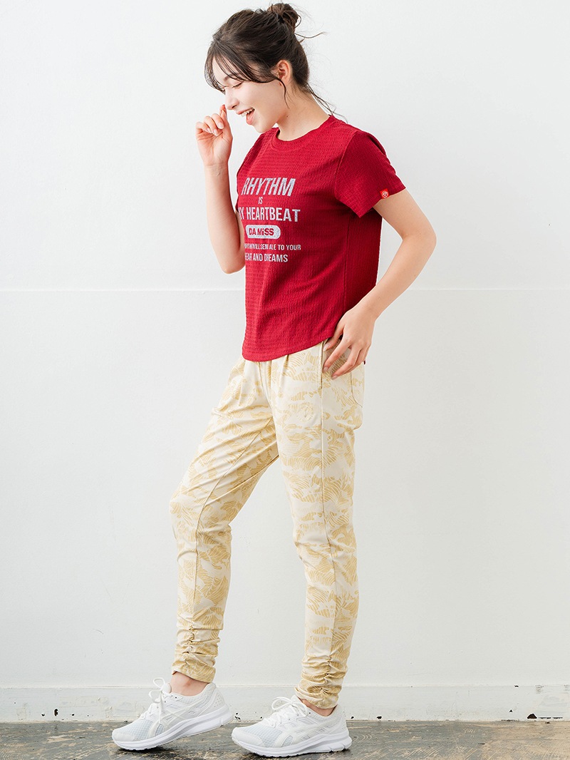 リップルロゴTシャツ レッド 1634-1482