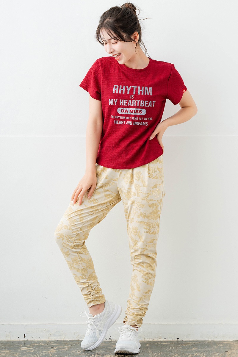 リップルロゴTシャツ レッド 1634-1482