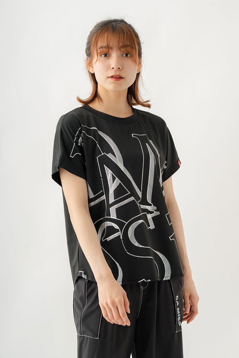 ボールドロゴTシャツ　ブラック　1534-1611