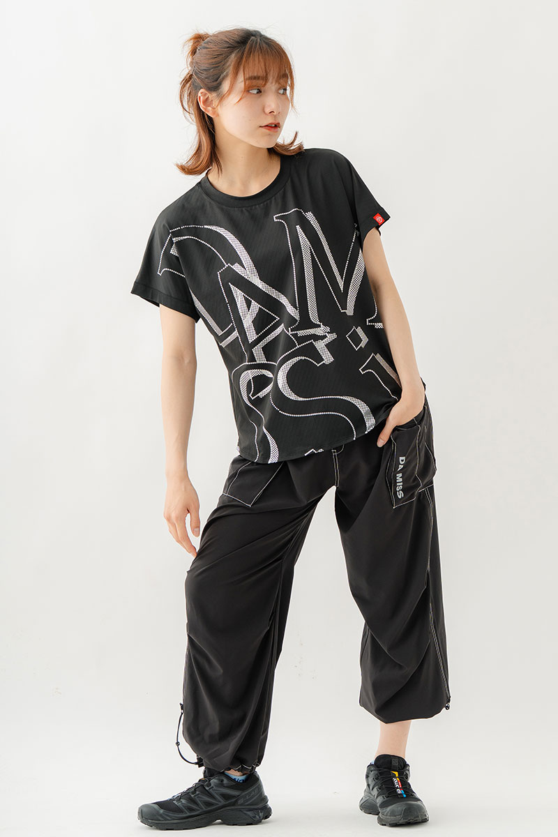 ボールドロゴTシャツ　ブラック　1534-1611