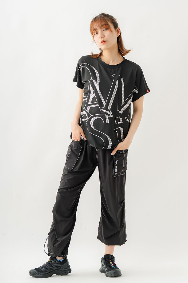 ボールドロゴTシャツ　ブラック　1534-1611