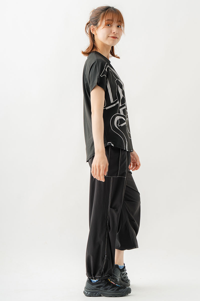 ボールドロゴTシャツ　ブラック　1534-1611