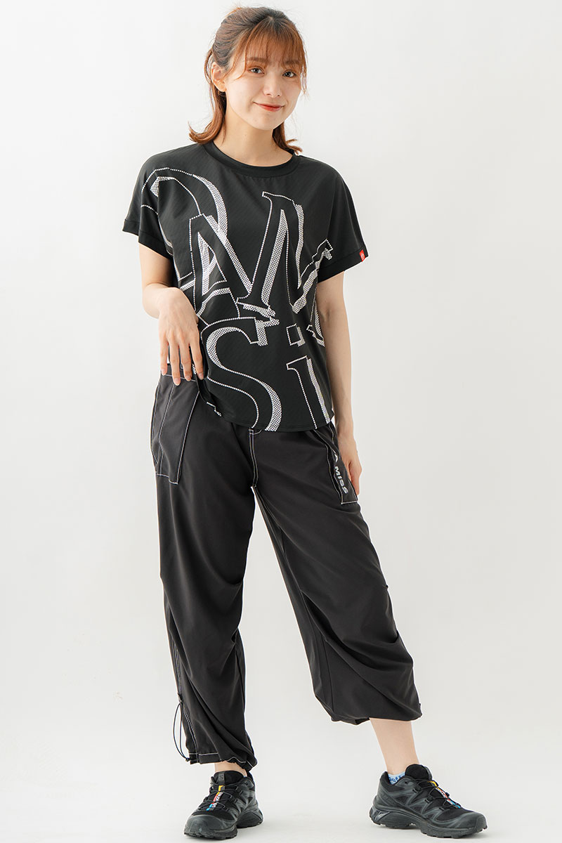 ボールドロゴTシャツ　ブラック　1534-1611