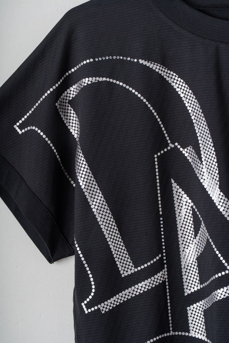 ボールドロゴTシャツ　ブラック　1534-1611