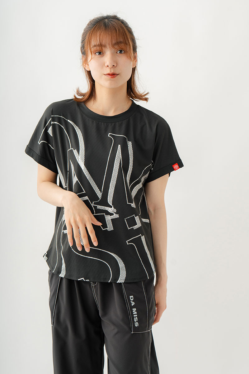 ボールドロゴTシャツ　ブラック　1534-1611