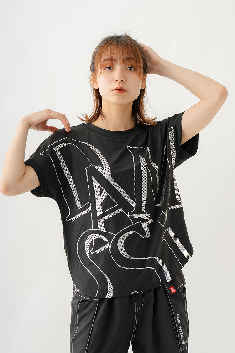 ボールドロゴTシャツ　ブラック　1534-1611